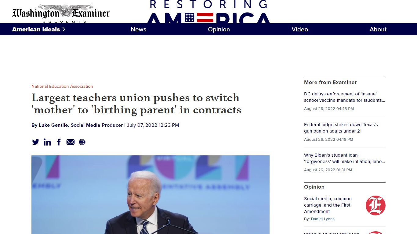 Largest teachers union pushes to switch 'mother' to 'birthing parent ...