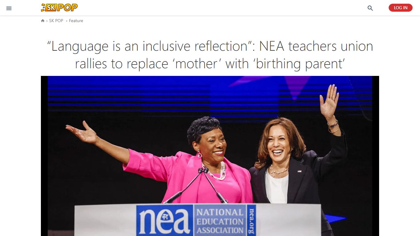“Language is an inclusive reflection”: NEA teachers union rallies to ...